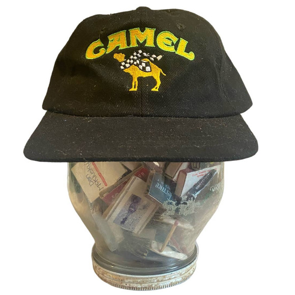 camel cigarettes bucket hat Camel Accessories | Vintage Black Camel Racing Deadstock Hat | Color: Black | Size: Os